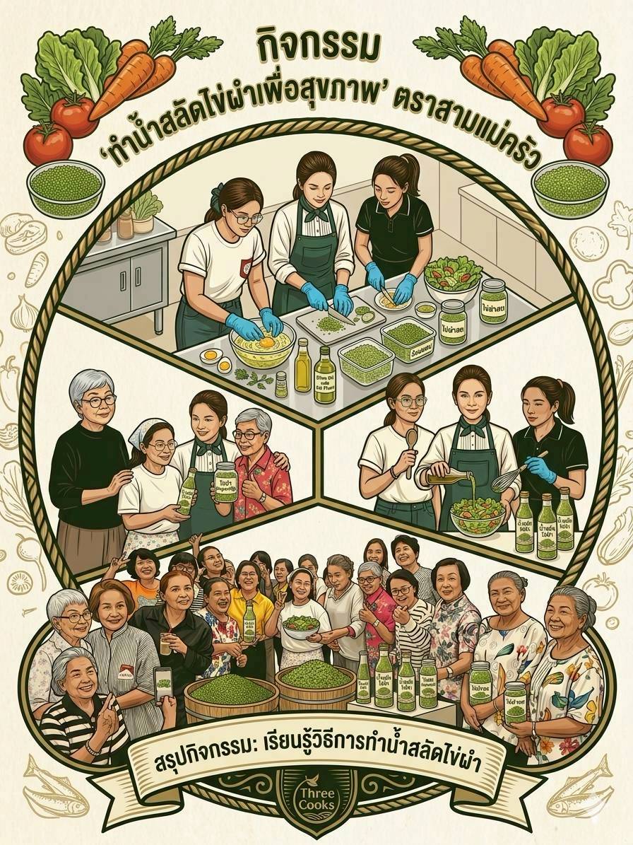 บริการวิชาการ กิจกรรม " ทำน้ำสลัดไข่ผำเพื่อสุขภาพ"